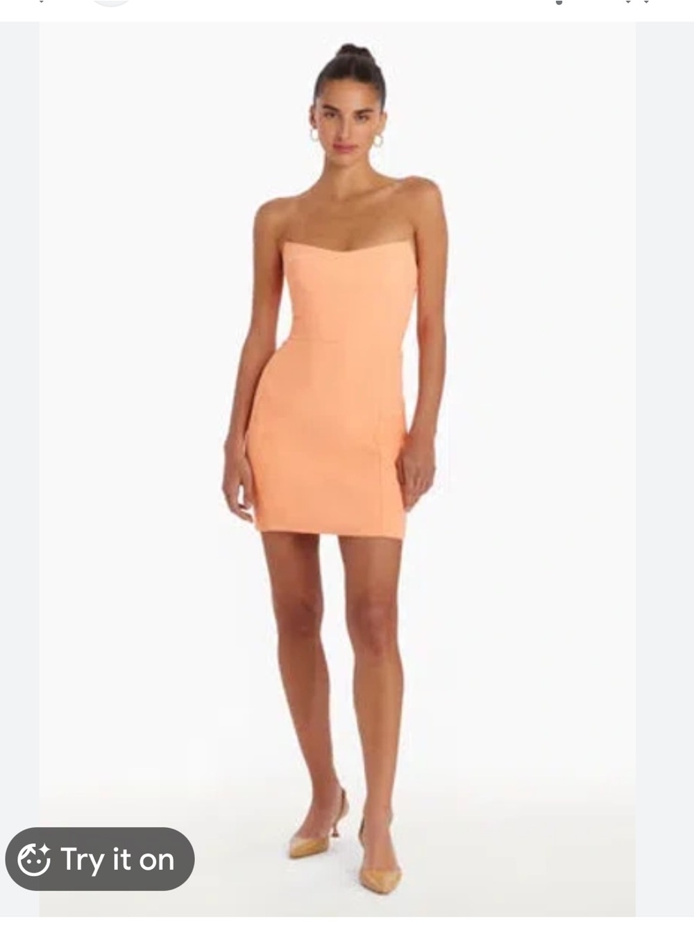 Amanda Uprichard Ivy Mini Dress in the color Guava
